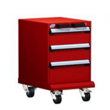 Rousseau 3-Drawer Modular Tool Cart - L3BBG-2404L3B