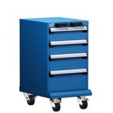Rousseau 4-Drawer Modular Tool Cart, 18 x 27 x 33-1/4, Model L3BBG-2804L3B Rousseau 4-Drawer Modular Tool Cart, 18 x 27 x 33-1/4, Model L3BBG-2804L3B