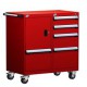 Rousseau 5-Drawer Modular Tool Cart - L3BED-3401L3B