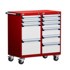 Rousseau 10-Drawer Modular Drawer Cabinet Cart R5DHG-3809 | Industrial Tool Storage Rousseau 10-Drawer Modular Drawer Cabinet Cart R5DHG-3809 | Industrial Tool Storage