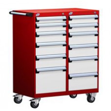 Rousseau L3BED-4002L3B Mobile 12 Drawer Modular Tool Cart Rousseau L3BED-4002L3B Mobile 12 Drawer Modular Tool Cart