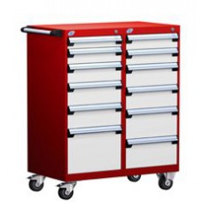 Rousseau 12 Drawer Modular Tool Cart L3BEG-4002L3B