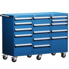 Rousseau 15-Drawer Modular Tool Cart L3BJG-3402L3B | Mobile Tool Storage