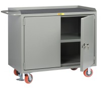 Little Giant 48 Inch Wide Industrial Mobile Tool Cabinet with Locking Doors