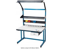 ProLine B4830SSPL White Plastic Laminate Top The Basic Starter Workbench