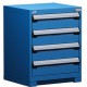 Rousseau R5ACD-2801 4-Drawer Stationary Modular Storage Cabinet