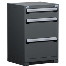 Rousseau R5ACG-3402 Stationary Modular Storage Cabinet – Heavy-Duty 3-Drawer Industrial Storage Cabinet