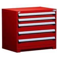 Rousseau R5AEC-3005 Stationary 5-Drawer Modular Storage Cabinet – Heavy-Duty Industrial Tool & Parts Storage Rousseau R5AEC-3005 Stationary 5-Drawer Modular Storage Cabinet – Heavy-Duty Industrial Tool & Parts Storage