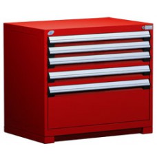Rousseau R5AEC-3011 Stationary 5-Drawer Modular Storage Cabinet – Heavy-Duty Industrial Tool & Parts Storage Rousseau R5AEC-3011 Stationary 5-Drawer Modular Storage Cabinet – Heavy-Duty Industrial Tool & Parts Storage