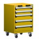 Rousseau 5-Drawer Heavy Duty Modular Drawer Cart R5BCD-3055
