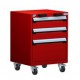 Rousseau R5BCG-2805 3-Drawer Heavy Duty Modular Drawer Cabinet Cart