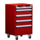 Rousseau 5-Drawer Heavy Duty Modular Drawer Cart R5BCG-3401