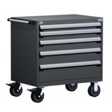 Rousseau 5 Drawer Heavy Duty Modular Drawer Cart - R5BDD-3004 Rousseau 5 Drawer Heavy Duty Modular Drawer Cart - R5BDD-3004