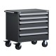 Rousseau 5-Drawer Heavy Duty Modular Drawer Cart R5BDD-3005