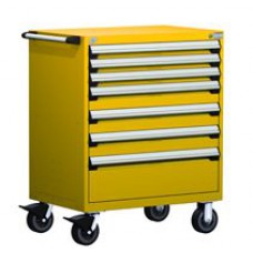 Rousseau 7-Drawer Heavy Duty Modular Drawer Cart - R5BDD-3804 Rousseau 7-Drawer Heavy Duty Modular Drawer Cart - R5BDD-3804