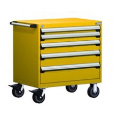 Rousseau 5-Drawer Modular Tool Cart - R5BDG-3004 Rousseau 5-Drawer Modular Tool Cart - R5BDG-3004