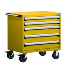 Rousseau 5-Drawer Modular Tool Cart - R5BDG-3006 Rousseau 5-Drawer Modular Tool Cart - R5BDG-3006
