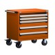 Rousseau R5BEC-3015 Modular Tool Cart with 4 Drawers