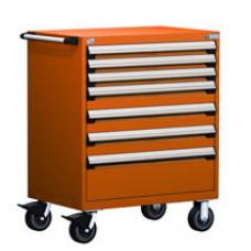 Rousseau 7-Drawer Modular Tool Cart - R5BEC-3804 Rousseau 7-Drawer Modular Tool Cart - R5BEC-3804