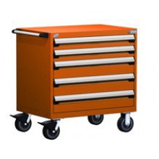 Rousseau 5-Drawer Modular Tool Cart - R5BEE-3006 Rousseau 5-Drawer Modular Tool Cart - R5BEE-3006