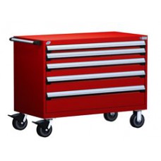 Rousseau 5-Drawer Modular Tool Cart - R5BHE-3004 Rousseau 5-Drawer Modular Tool Cart - R5BHE-3004