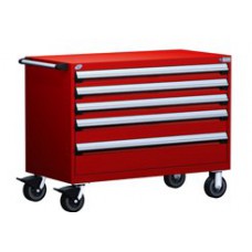 Rousseau 5-Drawer Modular Tool Cart - R5BHE-3012 Rousseau 5-Drawer Modular Tool Cart - R5BHE-3012