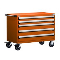 Rousseau 5-Drawer Modular Tool Cart - R5BHG-3010 Rousseau 5-Drawer Modular Tool Cart - R5BHG-3010