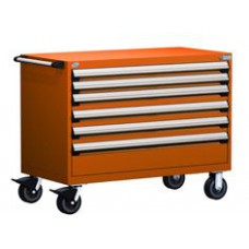 Rousseau 6-Drawer Modular Tool Cart - R5BKE-3001 Rousseau 6-Drawer Modular Tool Cart - R5BKE-3001