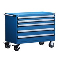 Rousseau 5-Drawer Modular Tool Cart - R5BKE-3010 Rousseau 5-Drawer Modular Tool Cart - R5BKE-3010
