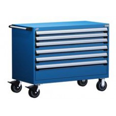 Rousseau 6-Drawer Modular Tool Cart - R5BKG-3002 Rousseau 6-Drawer Modular Tool Cart - R5BKG-3002