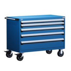 Rousseau 5-Drawer Modular Tool Cart - R5BKG-3004 Rousseau 5-Drawer Modular Tool Cart - R5BKG-3004