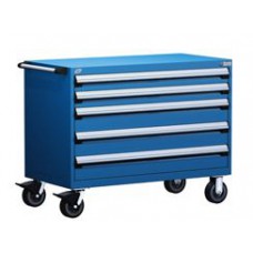 Rousseau 5-Drawer Modular Tool Cart - R5BKG-3010 Rousseau 5-Drawer Modular Tool Cart - R5BKG-3010