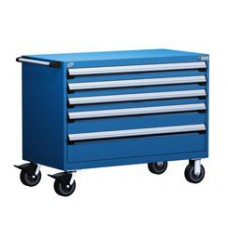 Rousseau 5-Drawer Modular Tool Cart - R5BKG-3012 Rousseau 5-Drawer Modular Tool Cart - R5BKG-3012