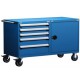 Rousseau R5DHG-3007 Heavy Duty 5-Drawer Modular Cart