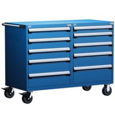 Rousseau R5DHG-3807 Heavy Duty 10-Drawer Modular Cart