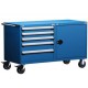 Rousseau R5DKG-3007 Heavy Duty 5-Drawer Modular Cart
