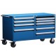 Rousseau R5DKG-3009 Heavy Duty 8-Drawer Modular Cart