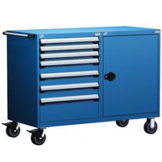 Rousseau R5DKG-3804 Heavy Duty 7-Drawer Modular Cart