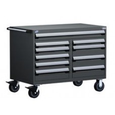 Rousseau 10-Drawer Modular Tool Cart R5GHE-3005 | Heavy Duty Mobile Storage Rousseau 10-Drawer Modular Tool Cart R5GHE-3005 | Heavy Duty Mobile Storage