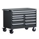Rousseau 10-Drawer Modular Tool Cart R5GHE-3007 | Heavy Duty Mobile Storage