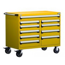 Rousseau 10-Drawer Modular Drawer Tool Cart - R5GHE-3404 Rousseau 10-Drawer Modular Drawer Tool Cart - R5GHE-3404