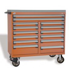 Rousseau R5GHE-3802 14-Drawer Modular Tool Cart with Locking Drawers Rousseau R5GHE-3802 14-Drawer Modular Tool Cart with Locking Drawers