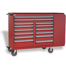 Rousseau R5GHE-3803 14-Drawer Modular Tool Cart with Steel Top Rousseau R5GHE-3803 14-Drawer Modular Tool Cart with Steel Top