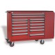 Rousseau R5GHE-3803 14-Drawer Modular Tool Cart with Steel Top