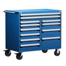Rousseau 12 Drawer Modular Tool Cart R5GHE-3810 Rousseau 12 Drawer Modular Tool Cart R5GHE-3810