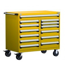 Rousseau 13 Drawer Modular Tool Cart R5GHE-3812 Rousseau 13 Drawer Modular Tool Cart R5GHE-3812