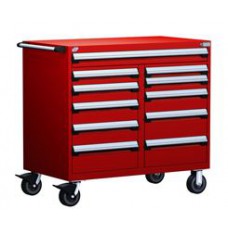 Rousseau 11-Drawer Modular Tool Cart R5GHE-3816 for Secure Industrial Storage Rousseau 11-Drawer Modular Tool Cart R5GHE-3816 for Secure Industrial Storage