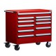 Rousseau 11-Drawer Modular Tool Cart R5GHE-3815 for Secure Industrial Storage