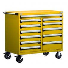 Rousseau 12 Drawer Modular Tool Cart R5GHE-3818 Rousseau 12 Drawer Modular Tool Cart R5GHE-3818