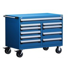 Rousseau 10-Drawer Modular Drawer Tool Cart - R5GHG-3006